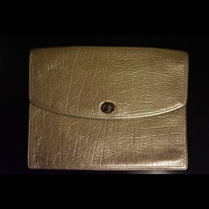 Coach Metallic Clutch